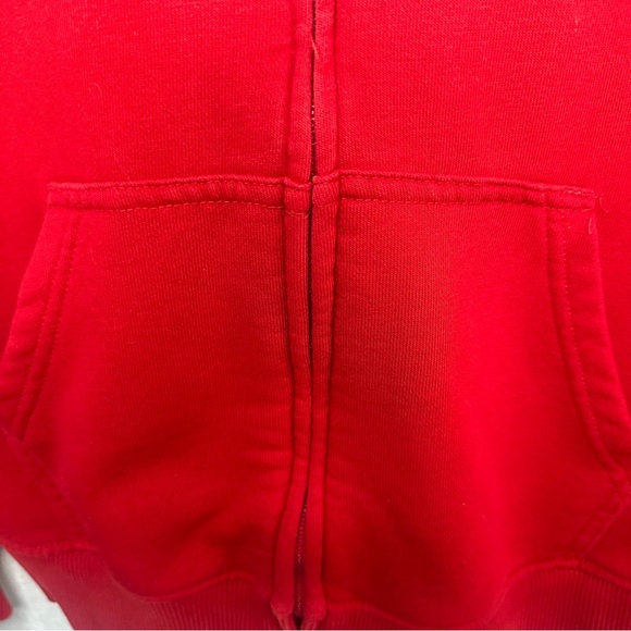 U.S. Polo Assn. BOYS YOUTH LARGE 10-12 Red Zip-Up Hoodie - Picture 3 of 6